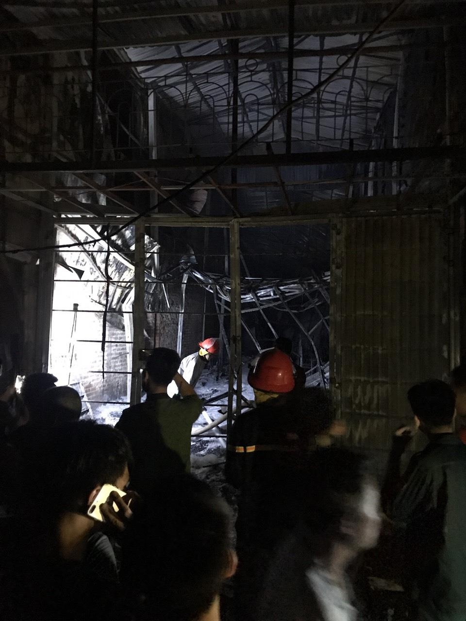 Cháy xưởng gỗ thạch thất ảnh 1 Chay xuong go thach that anh 1