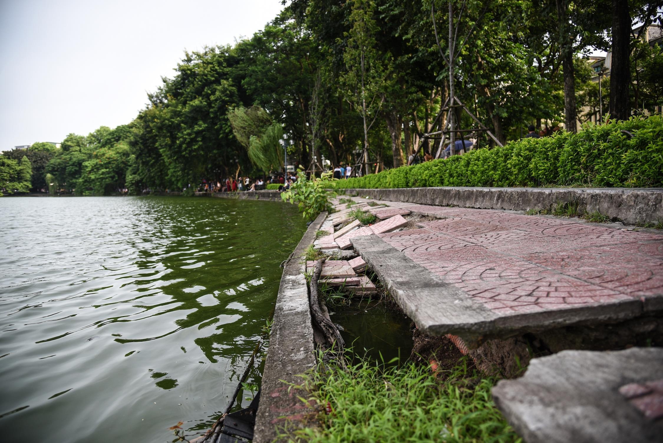 Bê tông kè hồ Gươm ảnh 8 Be tong ke ho Guom anh 8