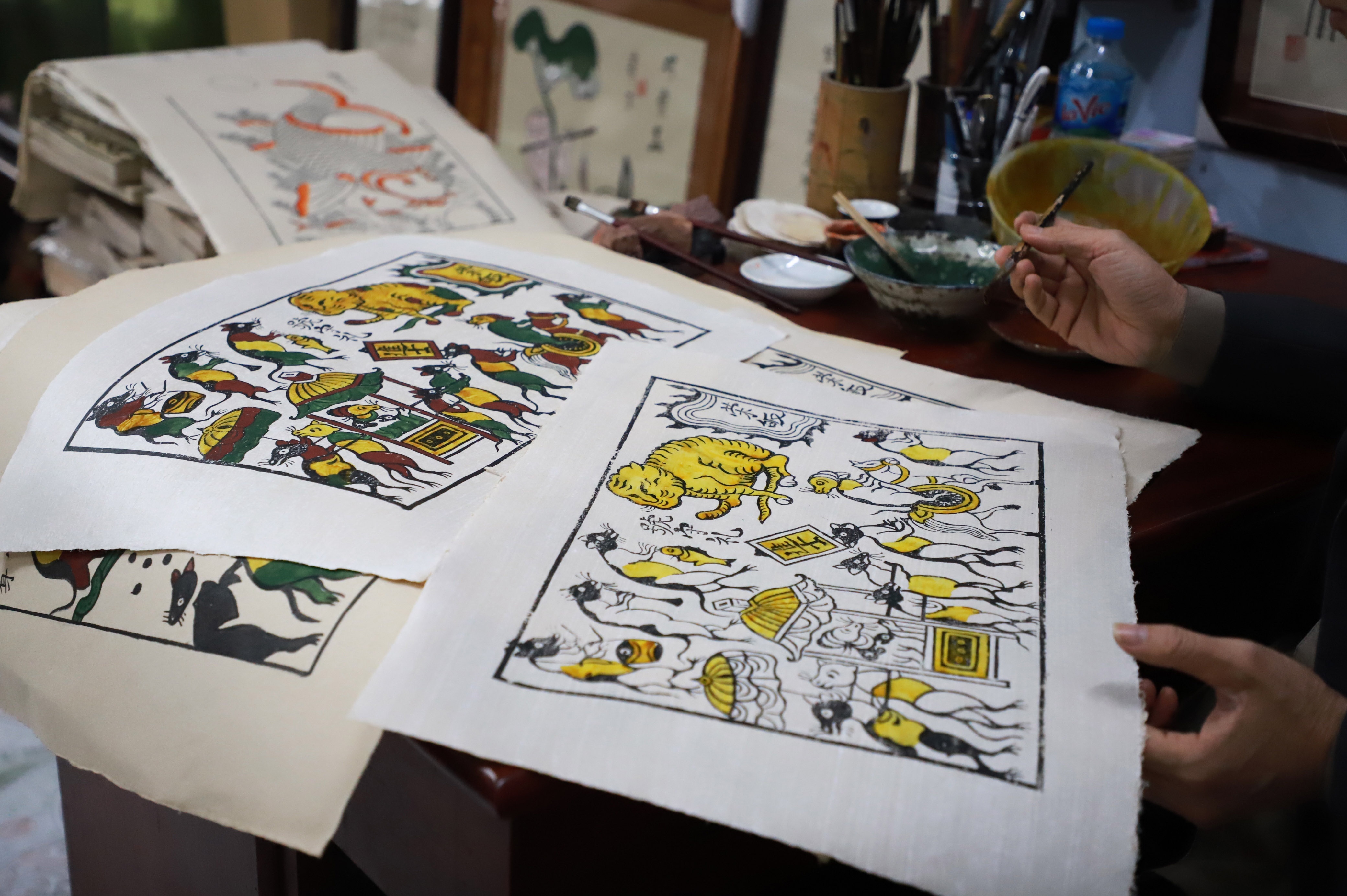 Lang tranh Dong Ho Tet Canh Ty anh 2