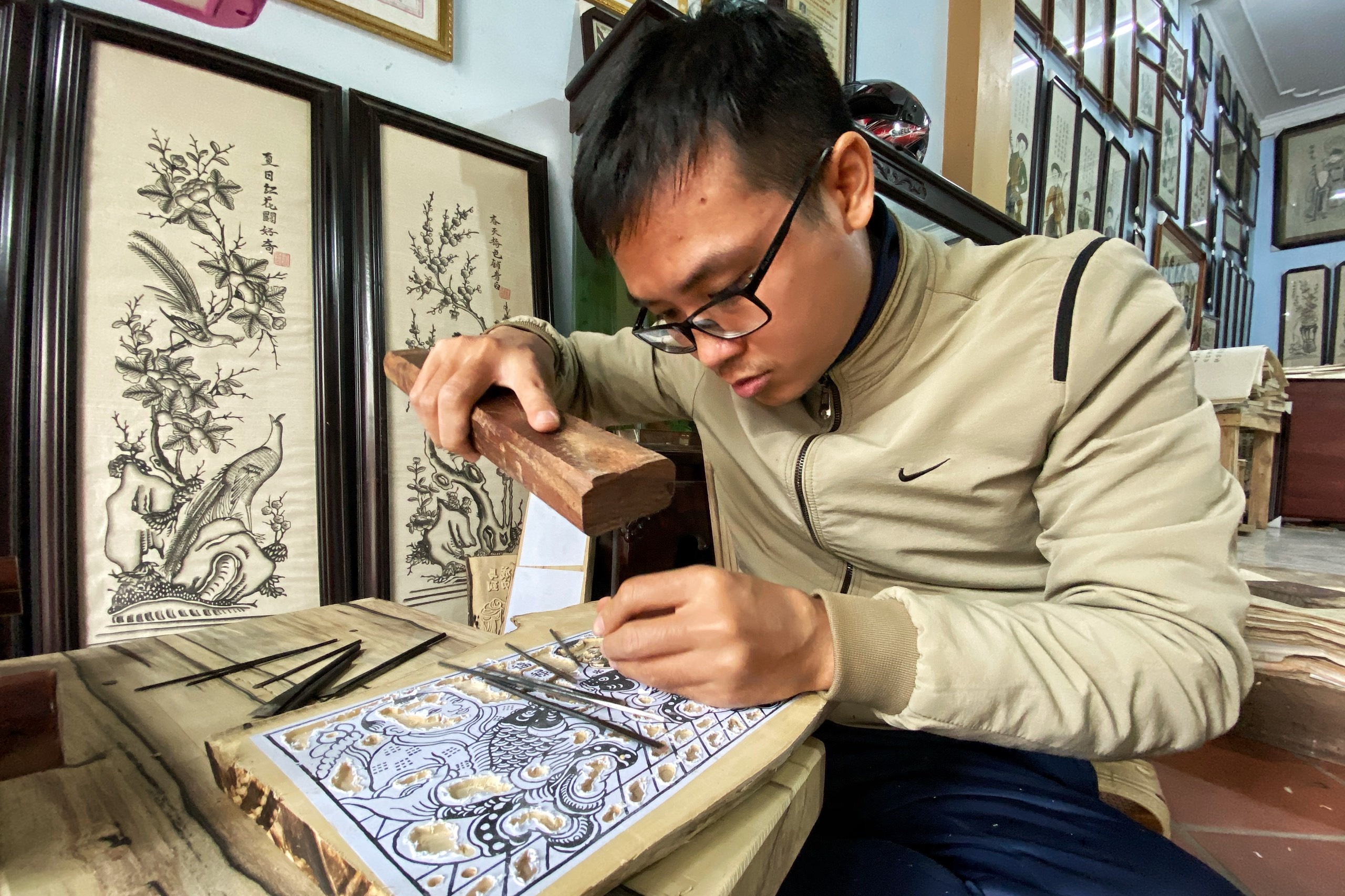 Lang tranh Dong Ho Tet Canh Ty anh 6