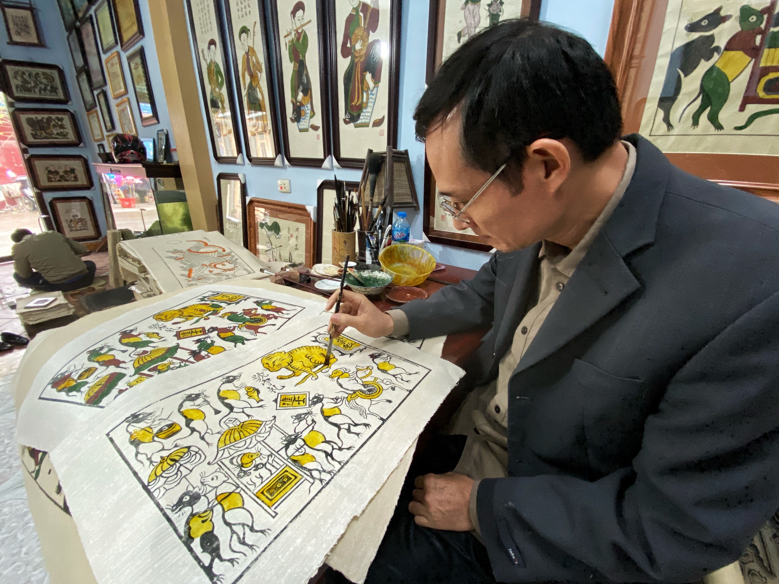 Lang tranh Dong Ho Tet Canh Ty anh 9