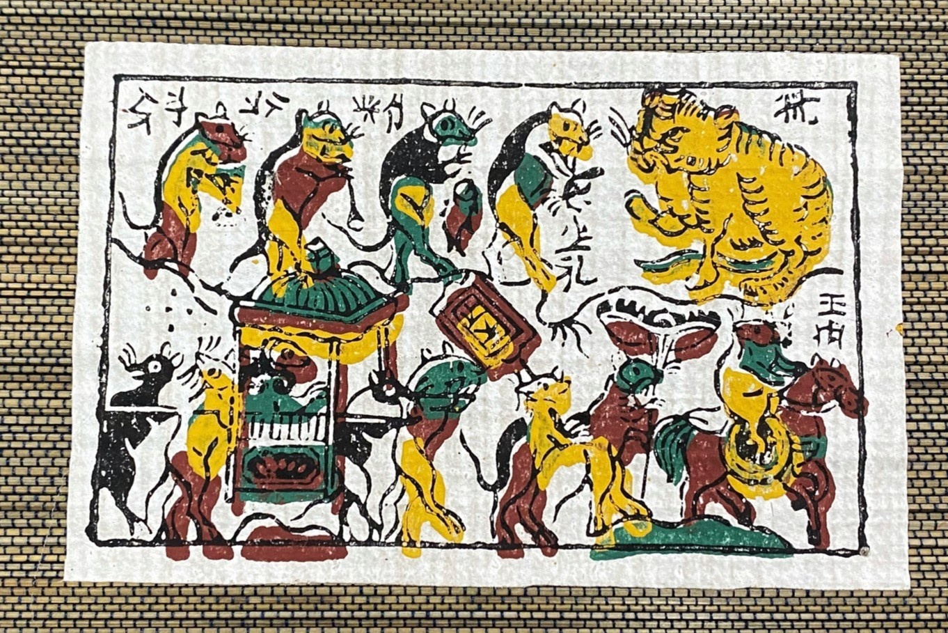 Nghe nhan lang Dong Ho noi ve y nghia tranh chuot hinh anh