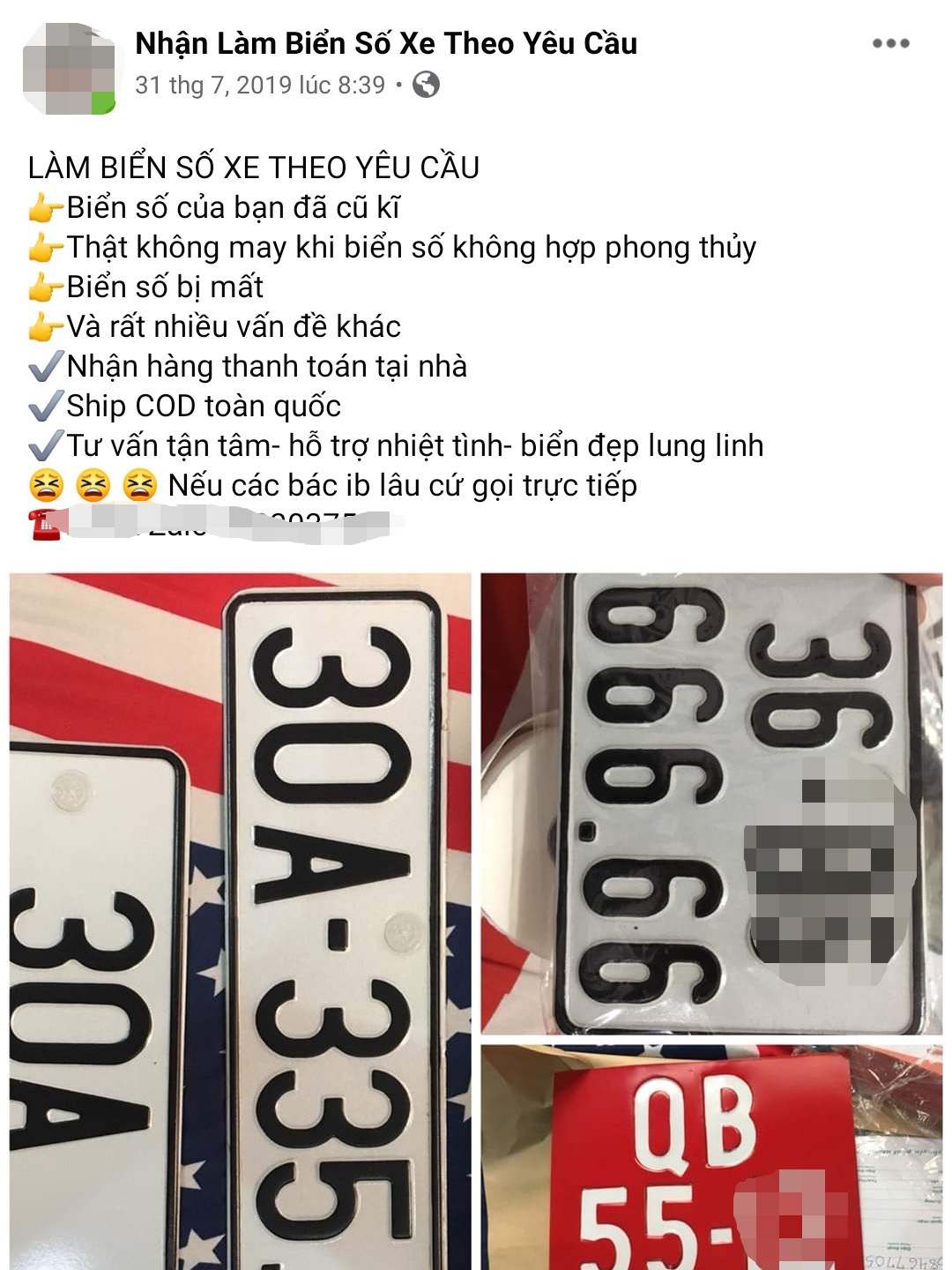 Biển số xe giả bị truy cứu hình sự ảnh 3 Bien so xe gia bi truy cuu hinh su anh 3