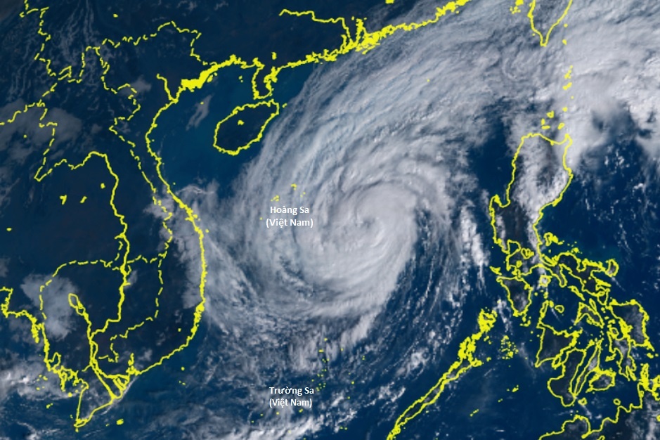 Huong di cua bao so 13 rat kho doan hinh anh