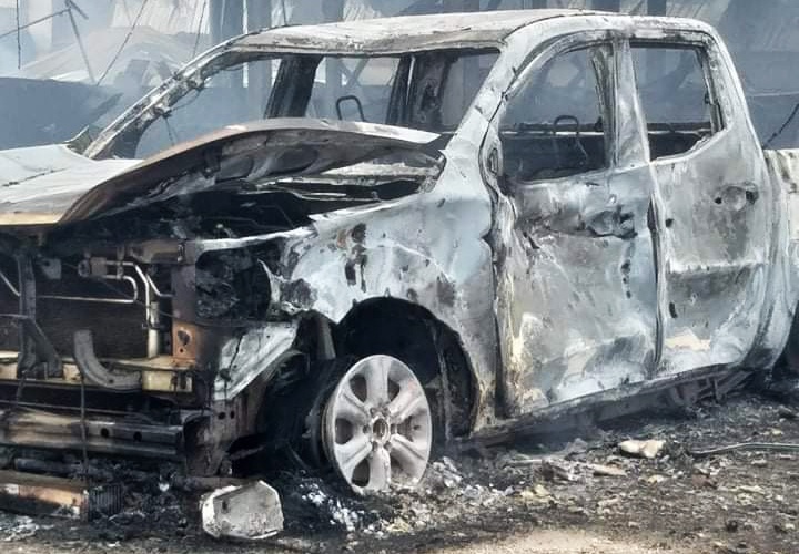 Hien truong vu no lam 2 nguoi chet hinh anh