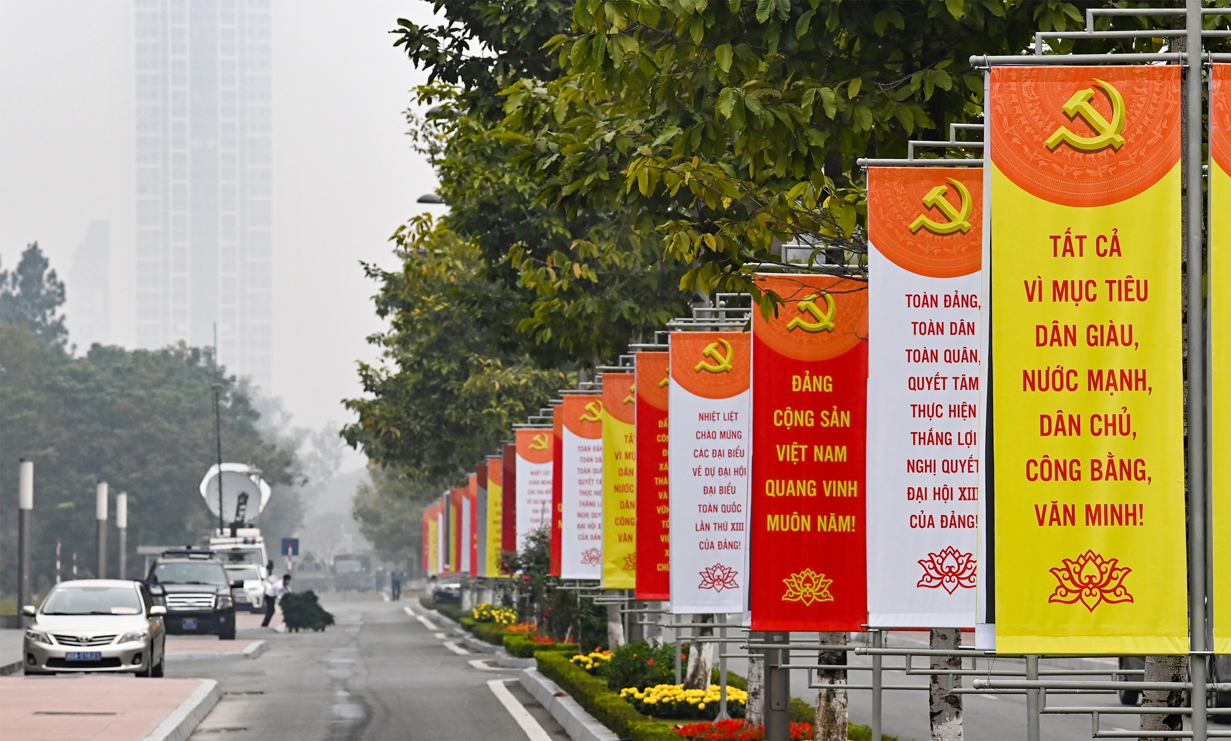 Trung tam Hoi nghi Quoc gia Dai hoi Dang anh 3