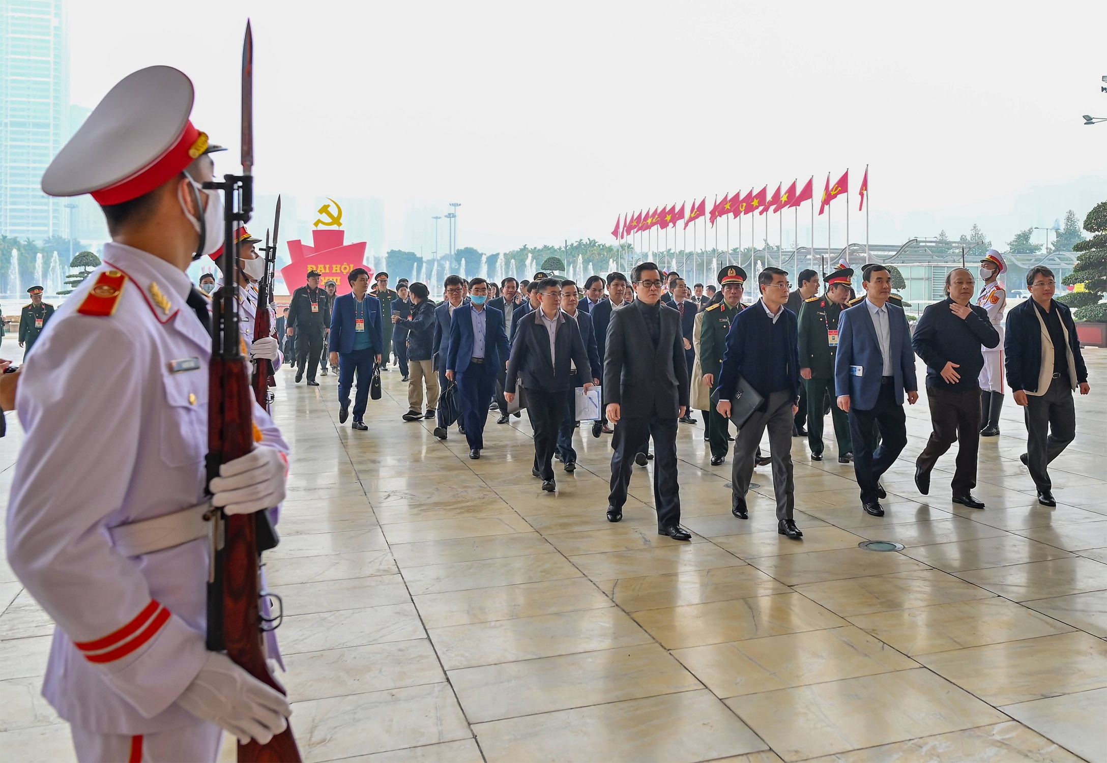 Trung tam Hoi nghi Quoc gia Dai hoi Dang anh 6