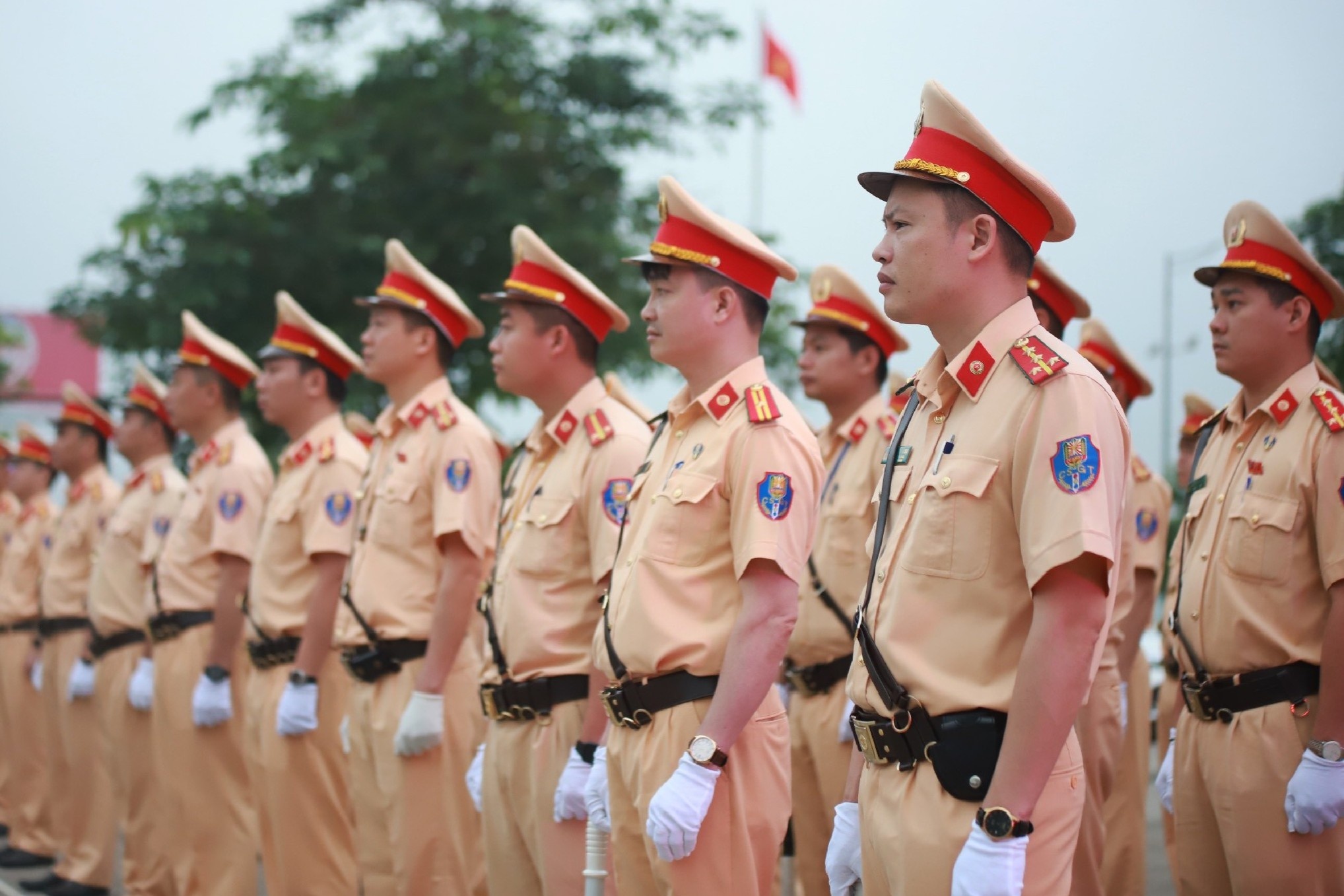 Cuc CSGT ra quan bau cu anh 6