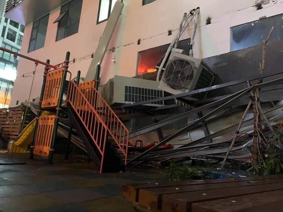 Bo Xay dung len tieng ve vu sap do dan nong dieu hoa o An Binh Plaza hinh anh