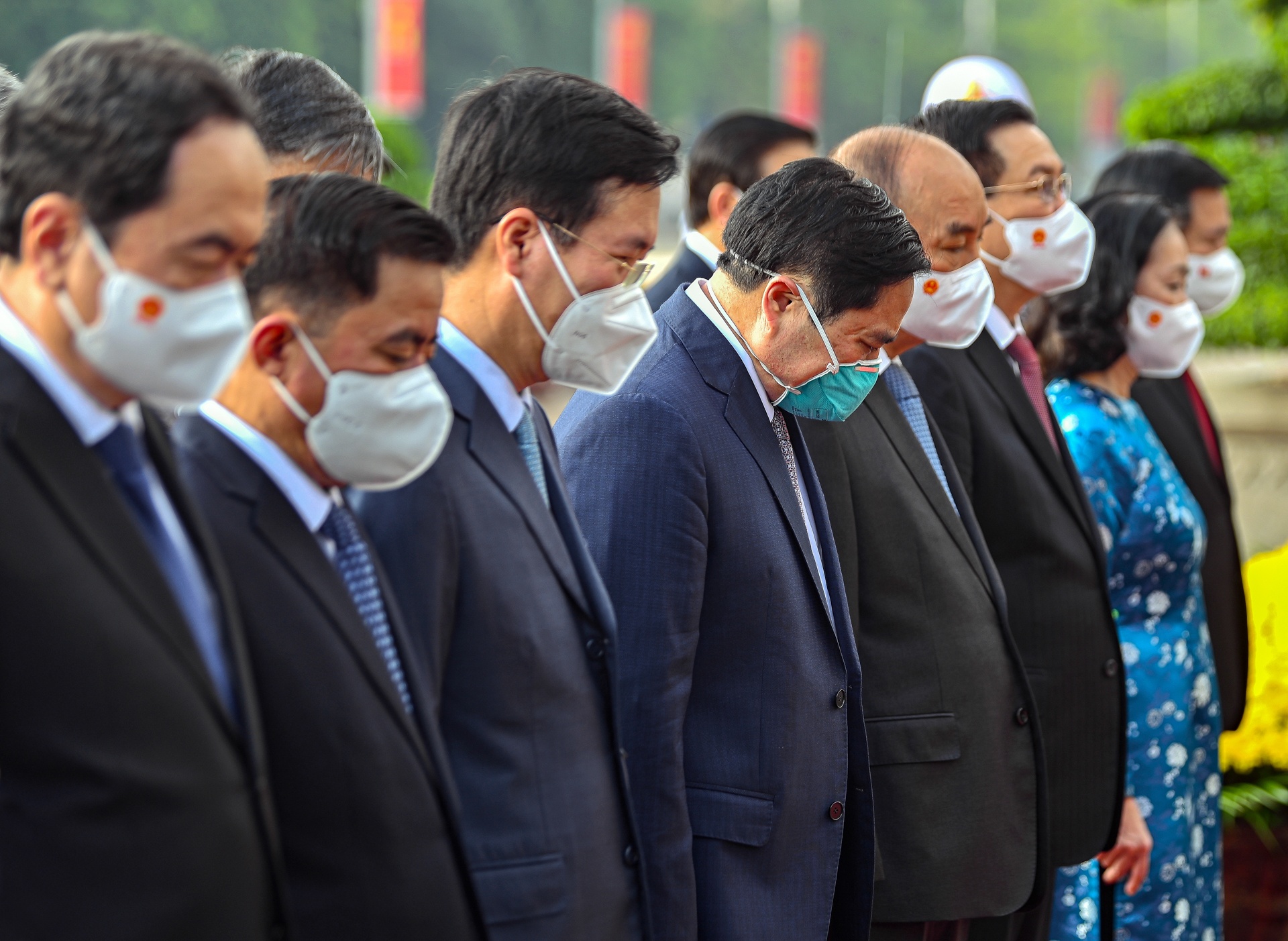 Lanh dao Dang, Nha nuoc vieng Bac nhan ky niem 76 nam Quoc khanh hinh anh