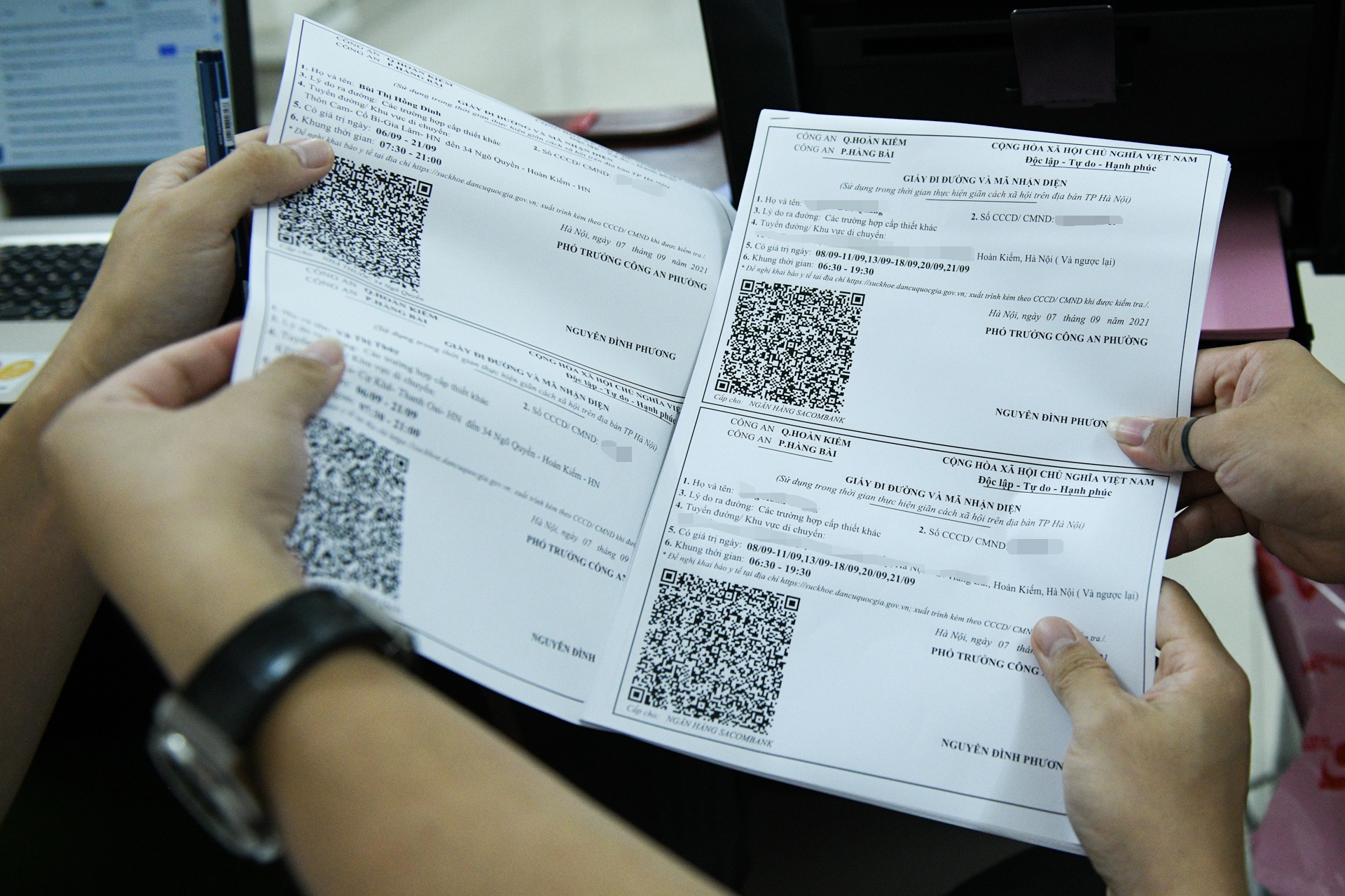 Xin cap giay di duong moi o Ha Noi anh 12