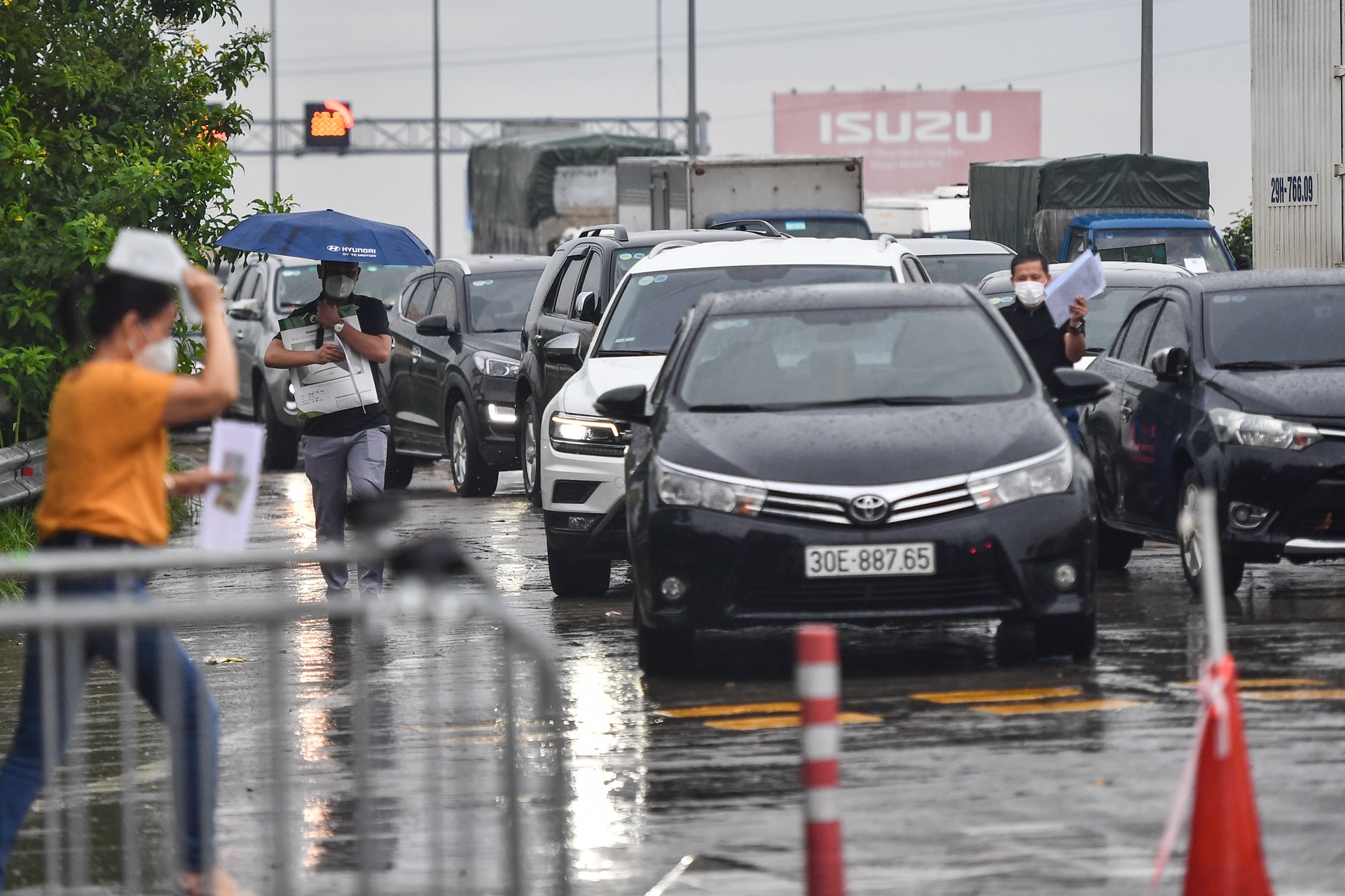 Chot kiem soat Covid19 Ha Noi anh 10