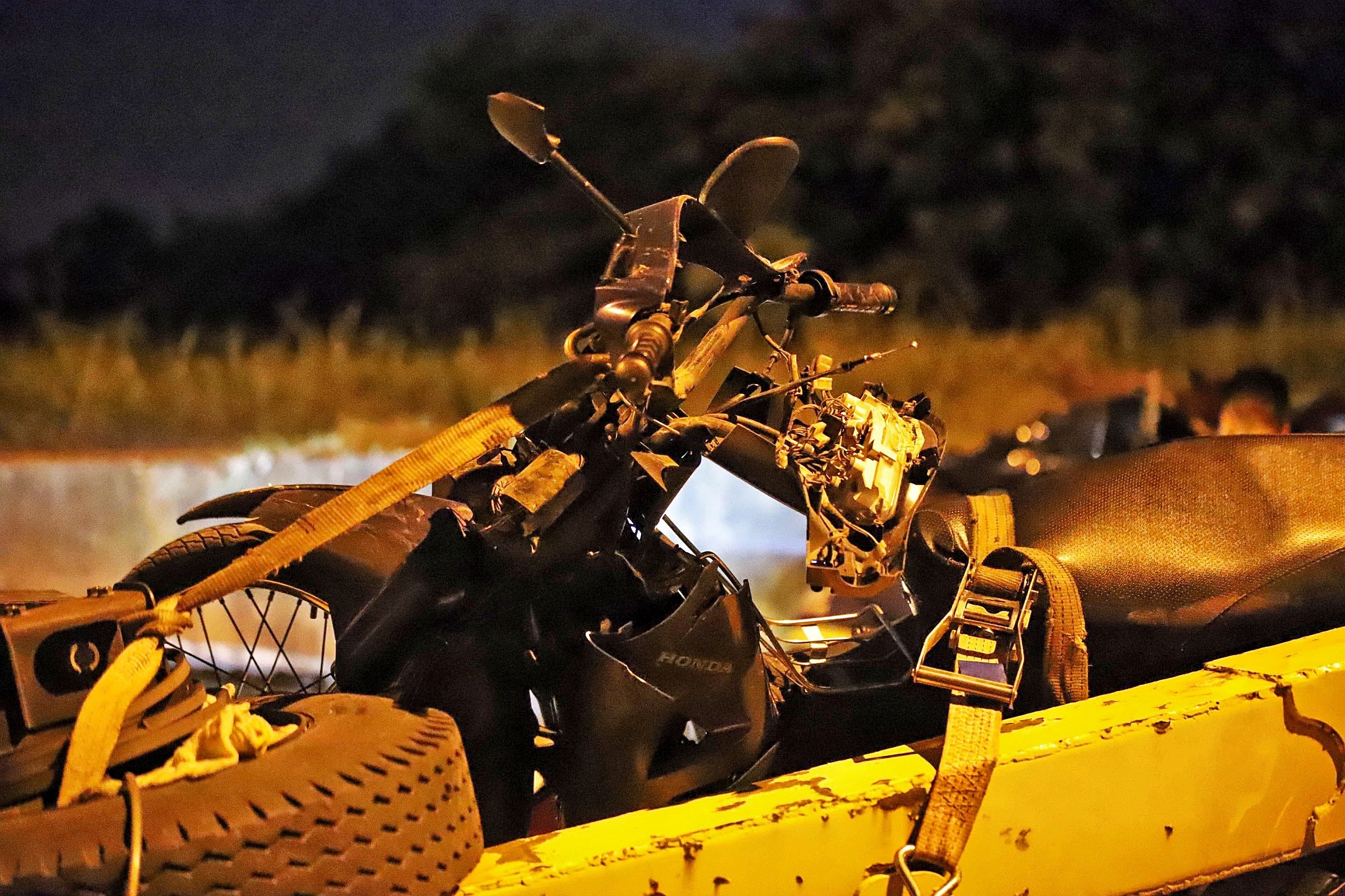 Tai nạn liên hoàn Long Biên ảnh 4 Tai nan lien hoan Long Bien anh 4