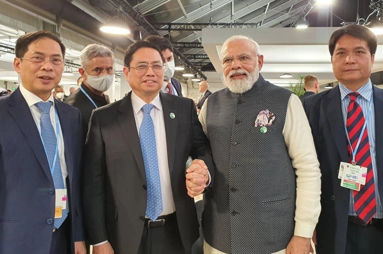 Thu tuong Pham Minh Chinh gap nhieu lanh dao tai COP26 hinh anh