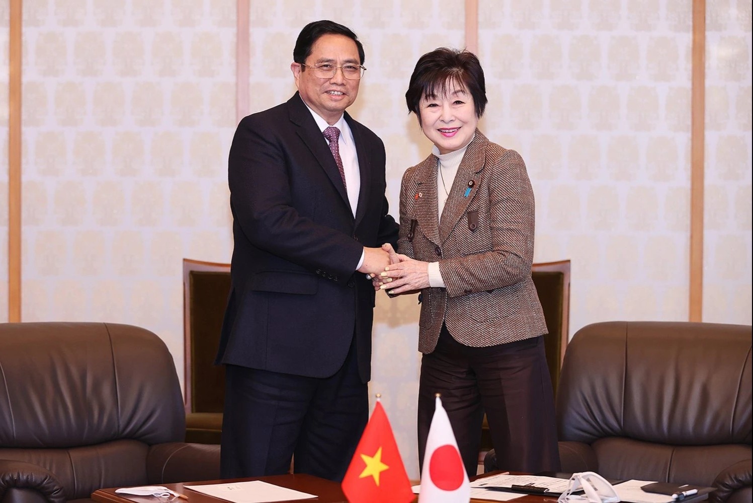 Thu tuong hoi kien Chu tich Thuong vien va Ha vien Nhat Ban hinh anh