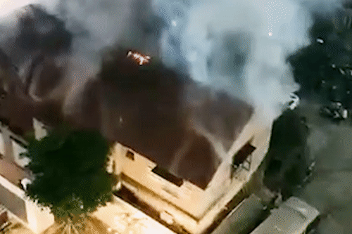 Chay khu nha tap the o Ha Noi, mot nguoi chet hinh anh