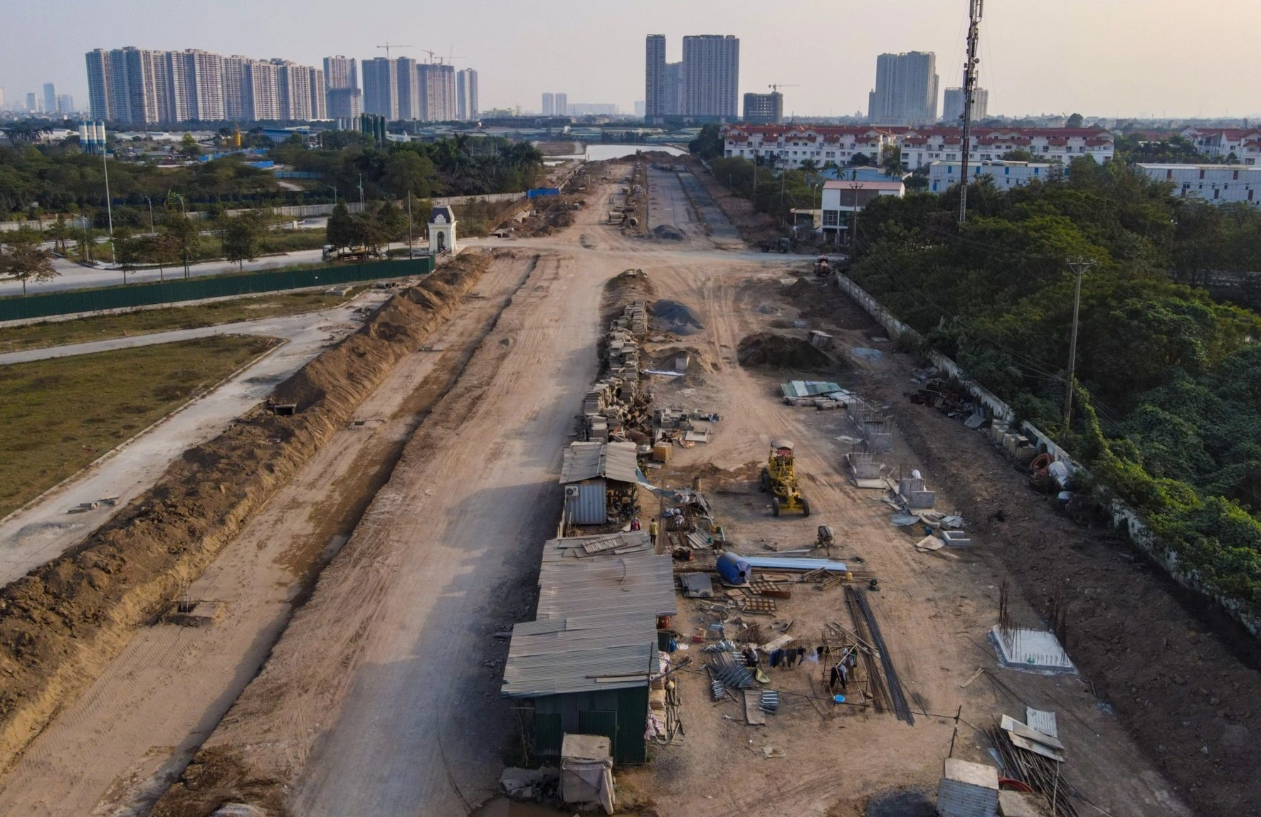 Toan canh doan vanh dai 3,5 cham tien do o Ha Noi hinh anh