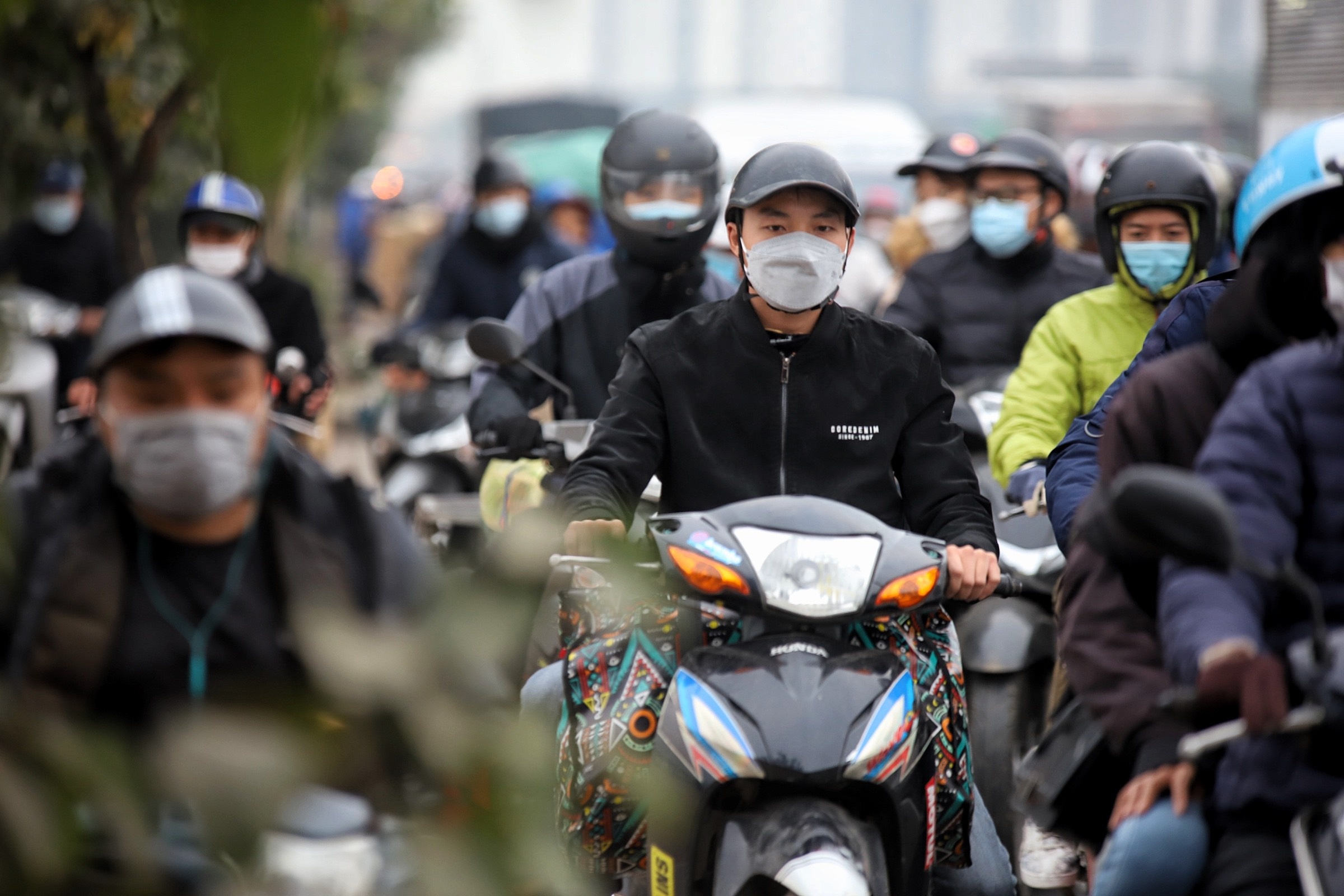 Hà Nội tắc đường Tết Dương lịch 2022 ảnh 5 Ha Noi tac duong Tet Duong lich 2022 anh 5