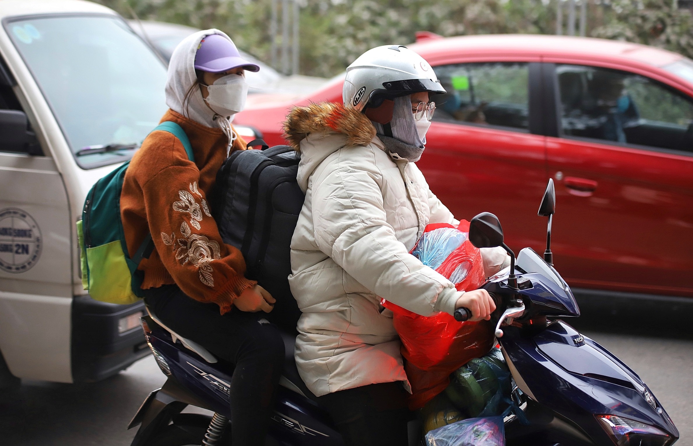 Hà Nội tắc đường Tết Dương lịch 2022 ảnh 6 Ha Noi tac duong Tet Duong lich 2022 anh 6