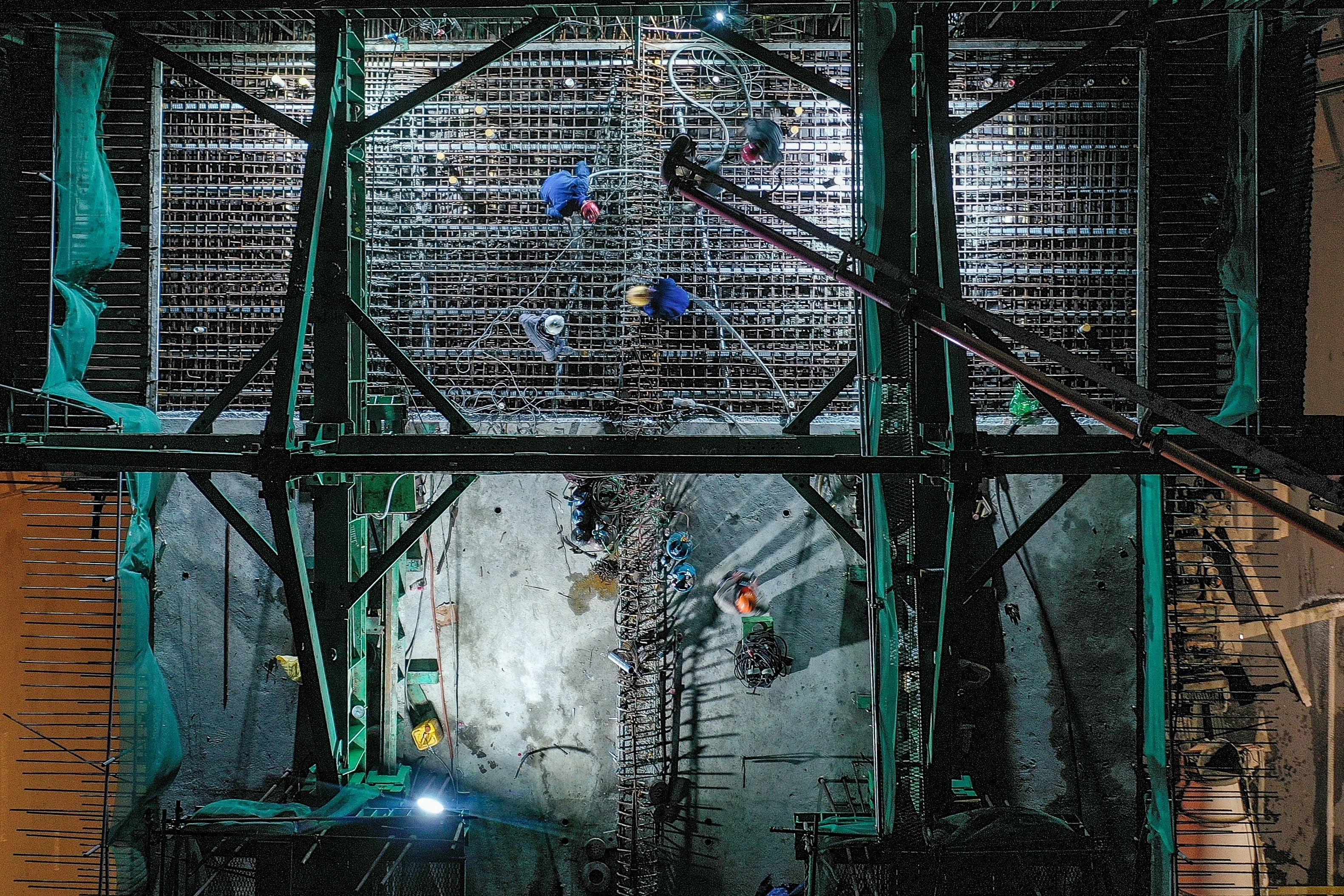 thi cong tru cau can cao nhat ha noi anh 8