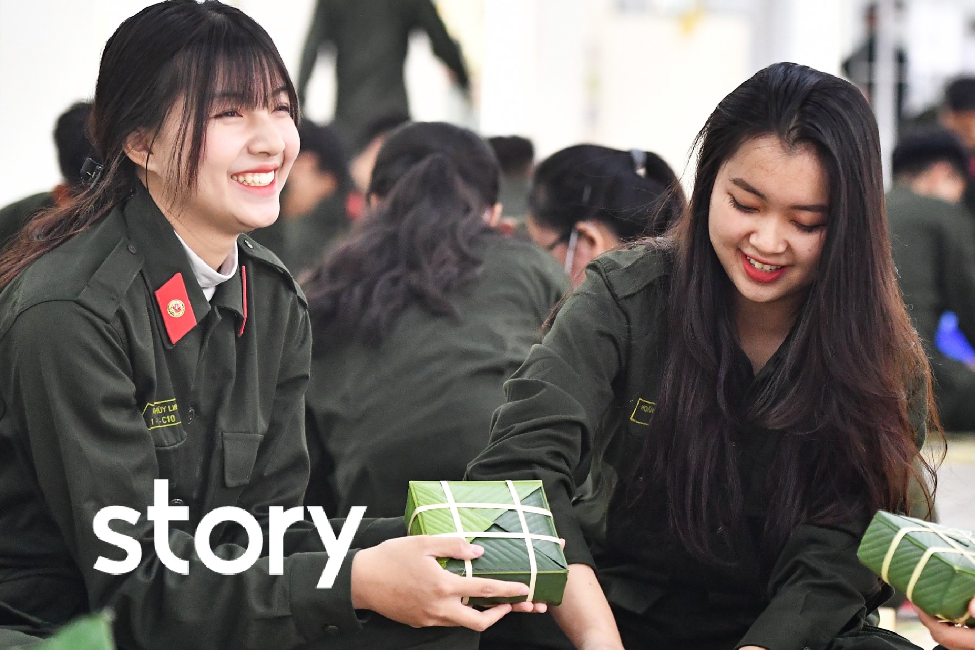 Buoi huan luyen cuoi nam cua nu sinh canh sat hinh anh