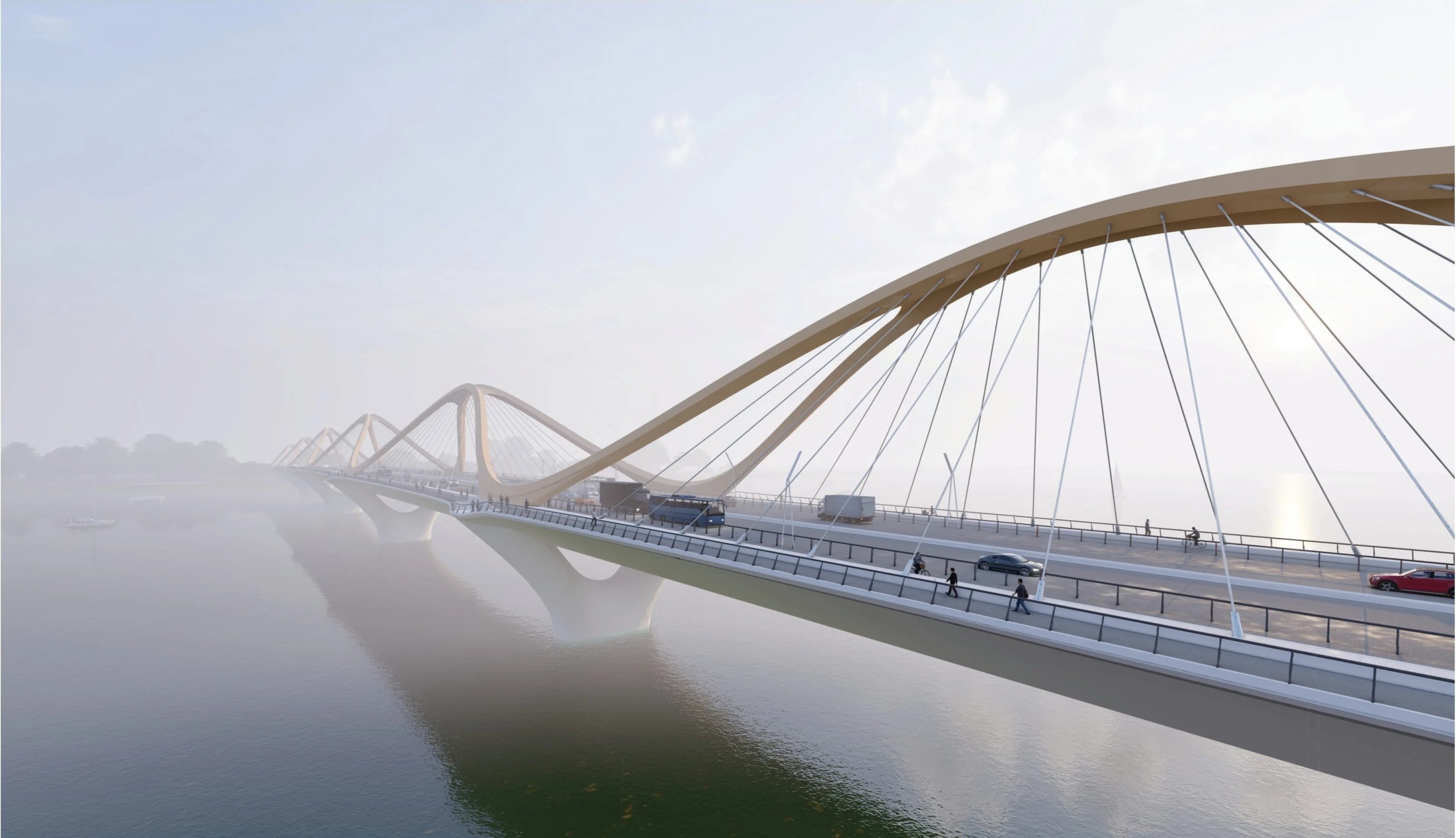 Thiet ke cau Tran Hung Dao anh 6