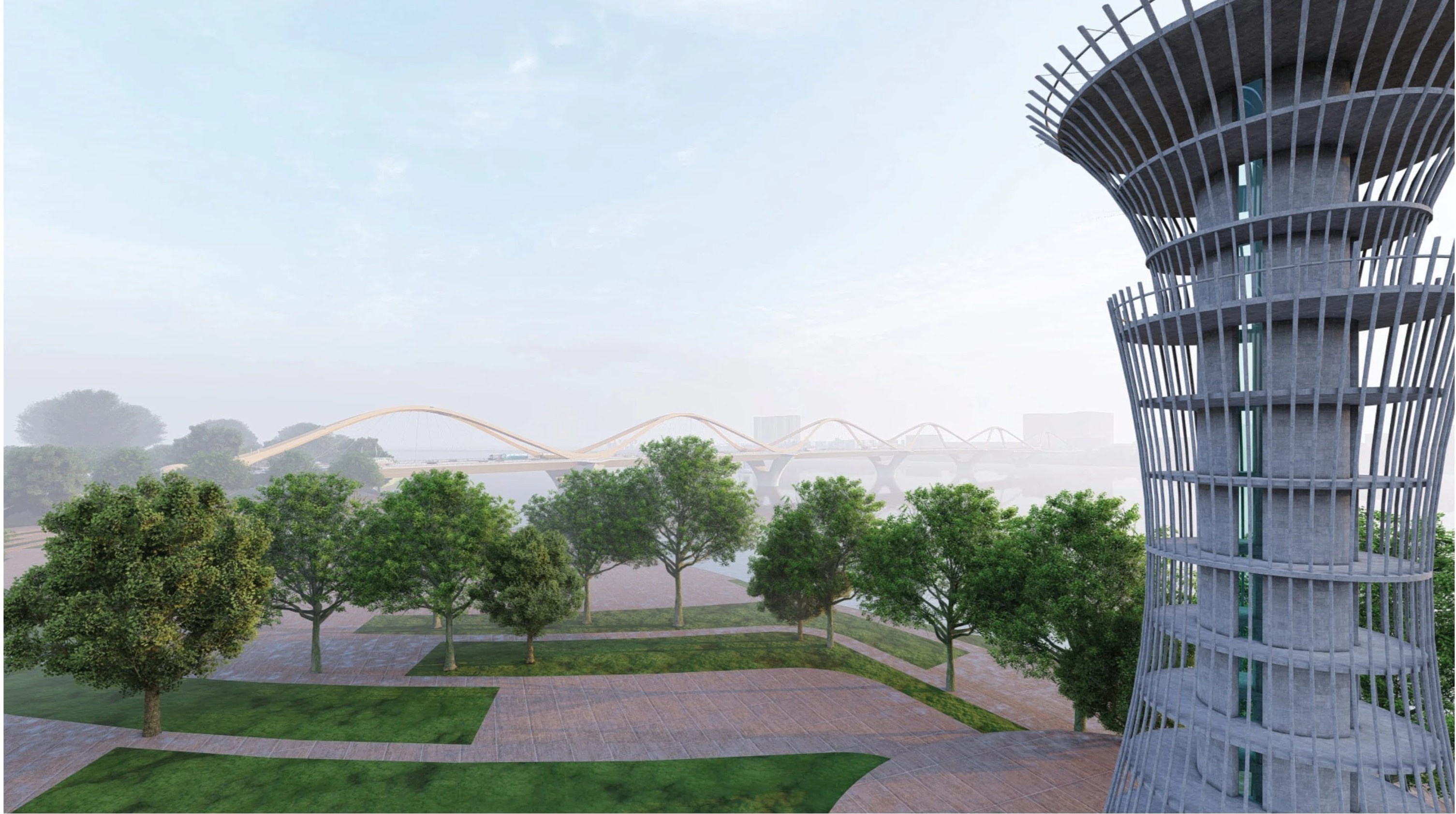 Thiet ke cau Tran Hung Dao anh 11