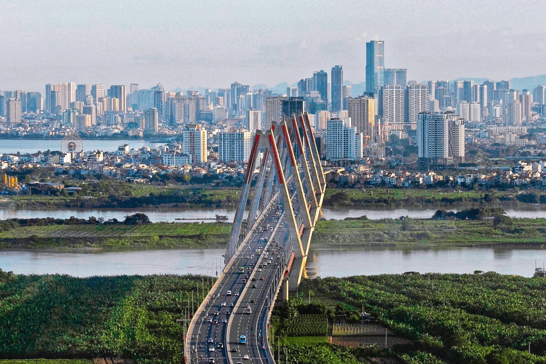 Ha Noi se co them 8 cay cau vuot song Hong hinh anh