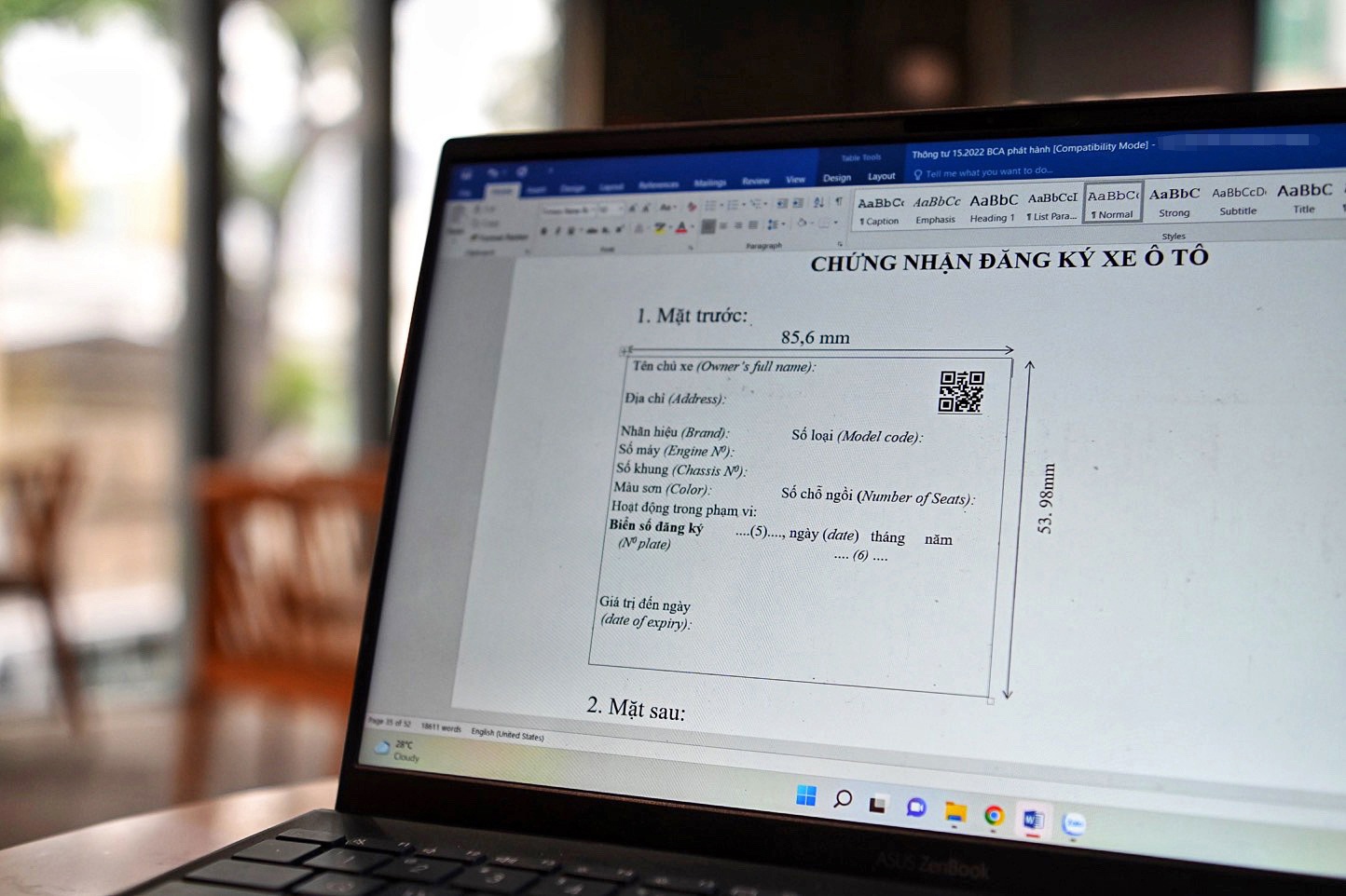 sua phan cho ngoi tren dang ky xe anh 1