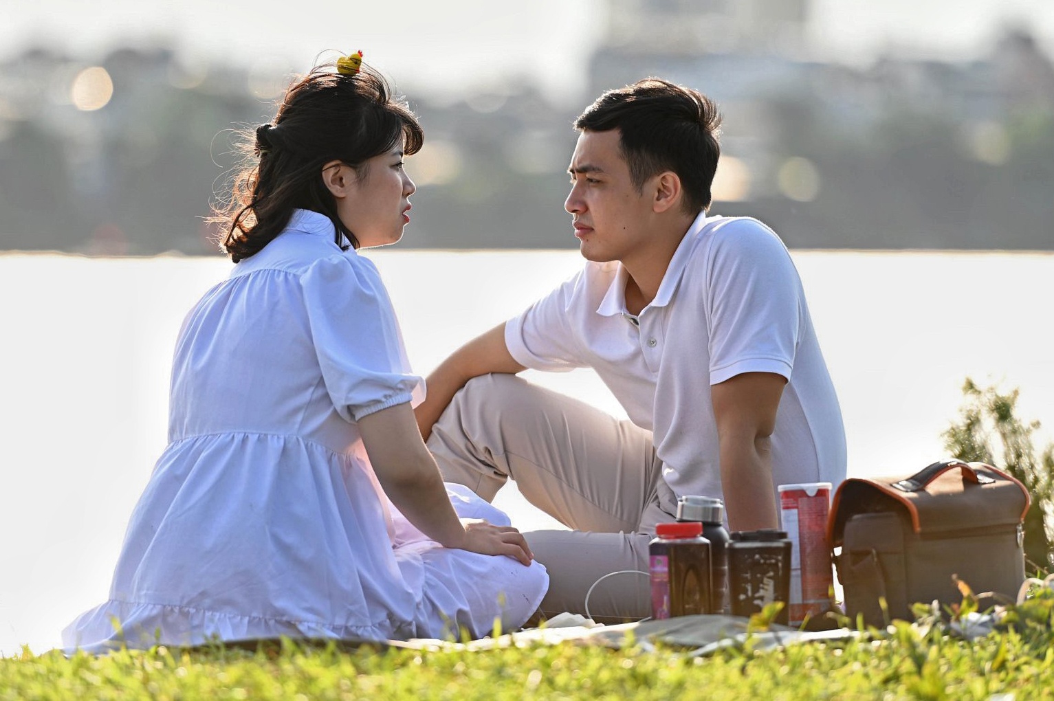 Nguoi Ha Noi do ve bai song Hong dung leu trai hinh anh