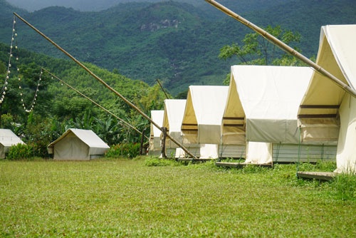 Tran lan khu du lich sinh thai trai phep hinh anh