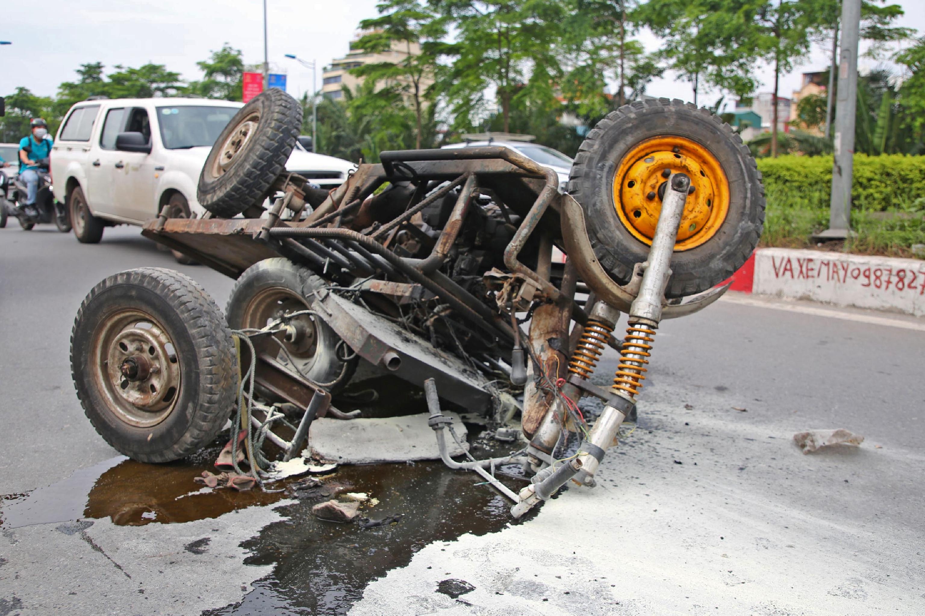 chay xe ba gac tren duong vanh dai anh 1