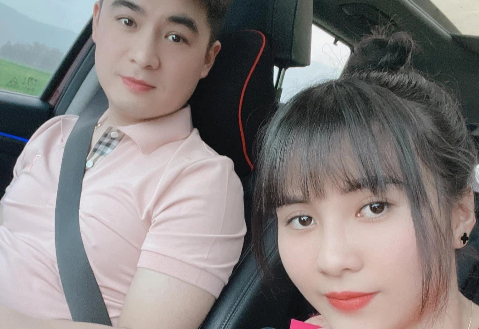 Vo tai xe mat tich tren cau Thang Long bac tin 'cam sung' chong hinh anh