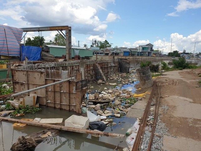 Du an ke chong ngap tren 300 ty dong tai Can Tho cham tien do hinh anh