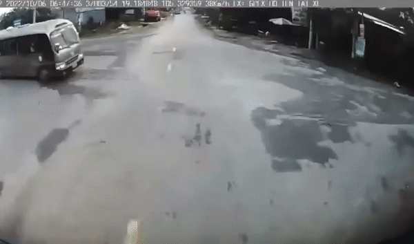 Nhieu cong nhan vang ra cua oto khach sau va cham voi xe tai hinh anh