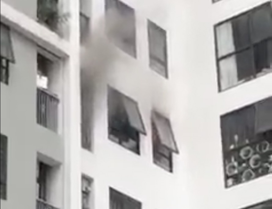 Can ho o chung cu Ecohome 3 boc chay hinh anh