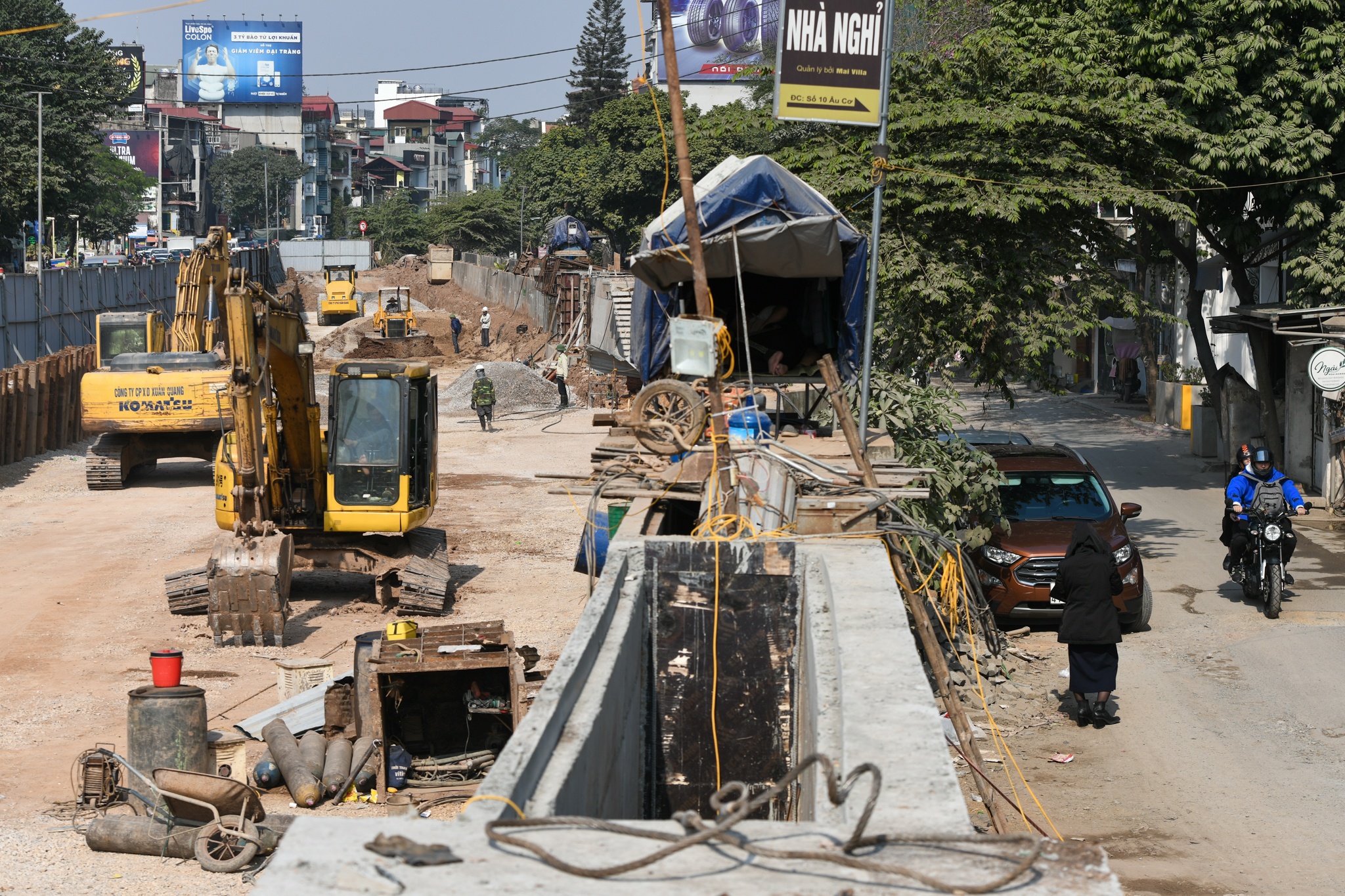 mo rong duong Au Co anh 5