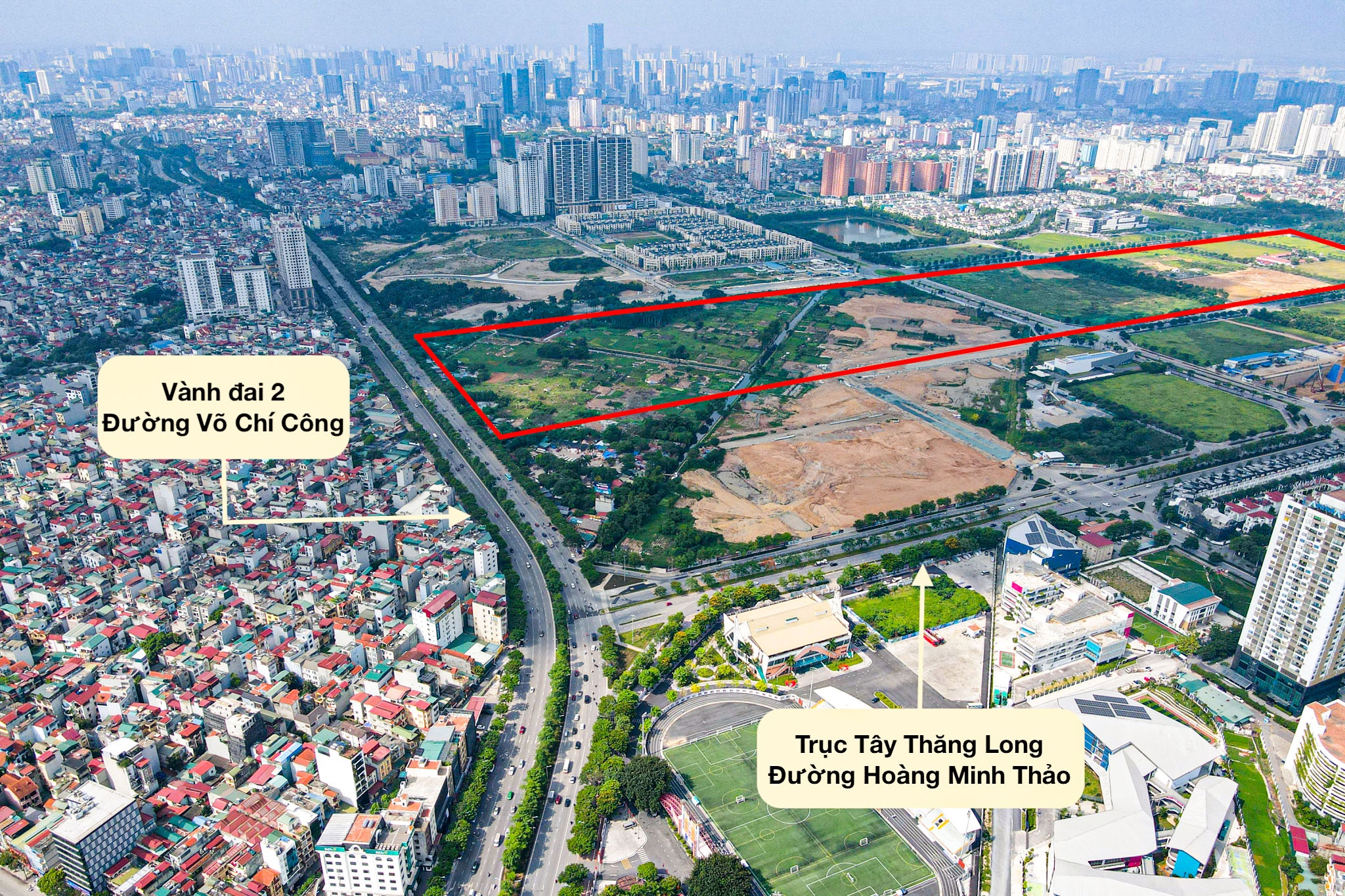 Nhung truc giao thong ket noi khu xay tru so bo, nganh o Tay Ho Tay hinh anh