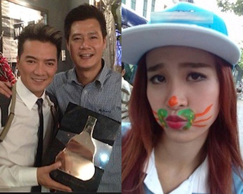 Tham 'nha' sao Viet tuan qua hinh anh