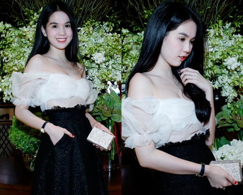 Ngoc Trinh tiec tung cung dan nguoi dep o Thai Lan hinh anh