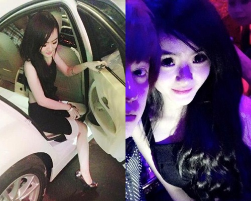 Em gai Angela Phuong Trinh 'quay' trong bar hinh anh