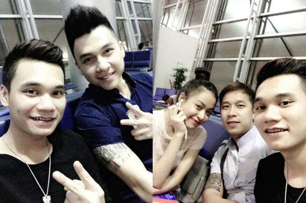 Khac Viet don sinh nhat ben Hoang Thuy Linh, The Men hinh anh