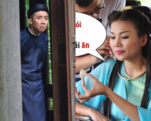 Cap doi Tran Thanh - Thanh Hang bi che anh hai huoc hinh anh