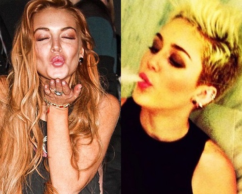 Elton John du doan ket cuc khong lanh cho Lindsay, Miley hinh anh