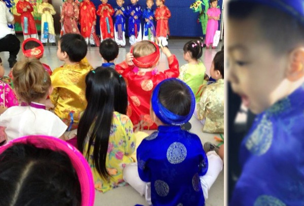 Subeo dien ao dai khan dong don Trung thu o truong hinh anh