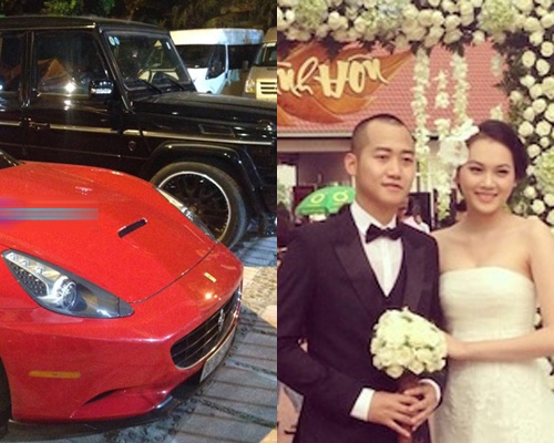 Chong Ngoc Thach xep san dan xe do 'khung' o dia diem cuoi hinh anh