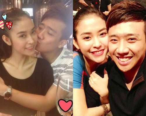 Khoanh khac ngot ngao cua Tran Thanh va ban gai hot girl hinh anh