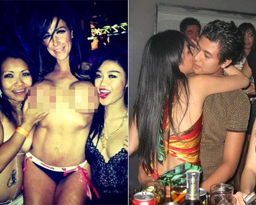 Nhung bua tiec thac loan rung dong showbiz hinh anh