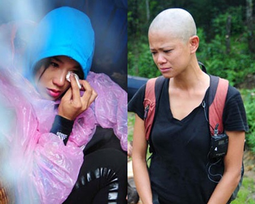 Giot nuoc mat dang nho cua cac hot girl 'Cuoc dua ky thu' hinh anh