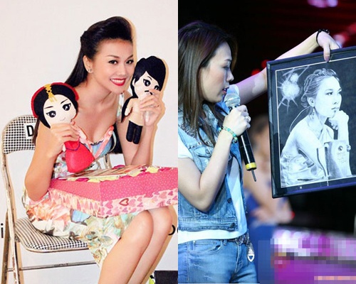 Sao Viet tu hao voi nhung mon qua doc tu fan hinh anh